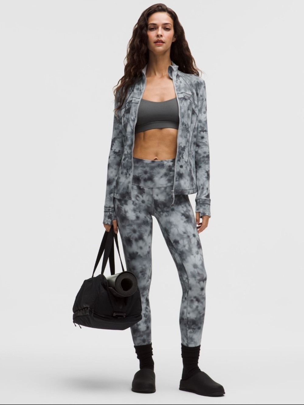 NWT lululemon Align™ High-Rise Pant 25" Meadow Haze Grey Multi Size 2